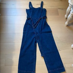 Wide leg, Jean overall